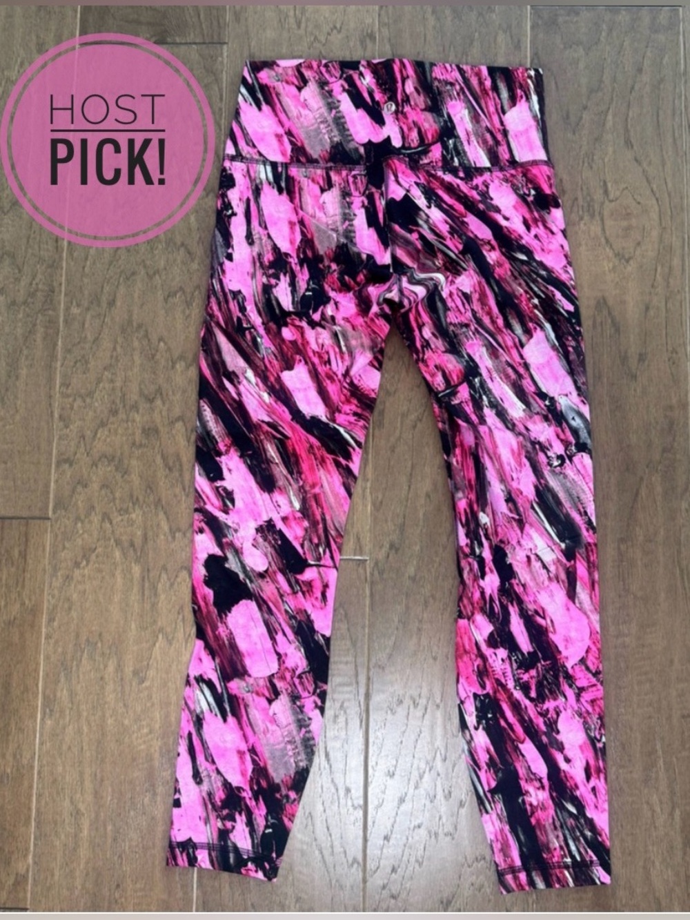 Lululemon Leggings in Pink and Black